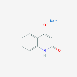 molecular formula C9H7NO2.Na B213163 2(1H)-喹啉酮，4-羟基-，一钠盐 CAS No. 4510-76-3