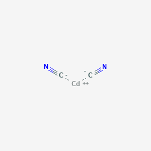 molecular formula C2CdN2 B213193 Cadmium cyanide (Cd(CN)2) CAS No. 542-83-6