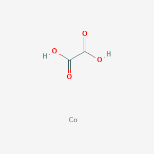 molecular formula CoC2O4<br>C2CoO4 B213200 Cobaltous oxalate CAS No. 814-89-1