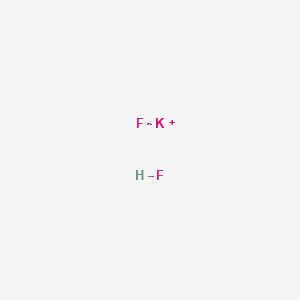 molecular formula KHF2<br>F2HK B213214 氢氟酸钾 CAS No. 7789-29-9