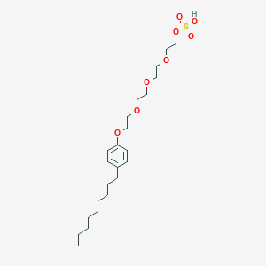 2-[2-[2-[2-(4-Nonylphenoxy)ethoxy]ethoxy]ethoxy]ethyl hydrogen sulfate