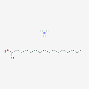 molecular formula C16H32O2.H3N<br>C16H35NO2 B213261 Hexadecanoic acid, ammonium salt CAS No. 593-26-0