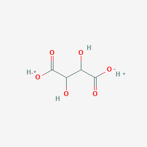 molecular formula C4H6O6<br>COOH(CHOH)2COOH<br>H2C4H4O6<br>C4H6O6 B213496 Tartaric acid CAS No. 526-83-0
