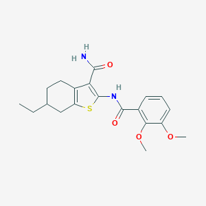 2-[(2,3-Dimethoxybenzoyl)amino]-6-ethyl-4,5,6,7-tetrahydro-1-benzothiophene-3-carboxamide