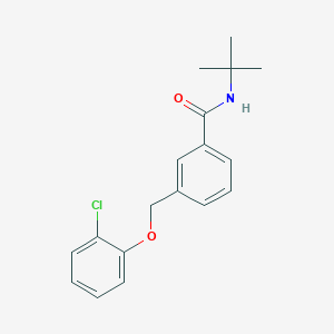 molecular formula C18H20ClNO2 B213717 N-tert-butyl-3-[(2-chlorophenoxy)methyl]benzamide 