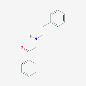 molecular formula C16H17NO B213720 Benzeneethanamine, N-benzoyl- 