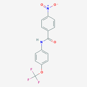 molecular formula C14H9F3N2O4 B213723 4-nitro-N-[4-(trifluoromethoxy)phenyl]benzamide 
