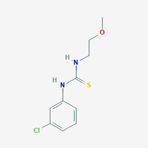 molecular formula C10H13ClN2OS B213725 1-(3-Chlorophenyl)-3-(2-methoxyethyl)thiourea 