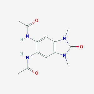 molecular formula C13H16N4O3 B213730 N-[6-(acetylamino)-1,3-dimethyl-2-oxo-2,3-dihydro-1H-benzimidazol-5-yl]acetamide 