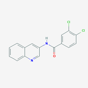 molecular formula C16H10Cl2N2O B213732 3,4-dichloro-N-(quinolin-3-yl)benzamide 