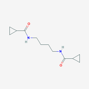 molecular formula C12H20N2O2 B213789 N-{4-[(cyclopropylcarbonyl)amino]butyl}cyclopropanecarboxamide 
