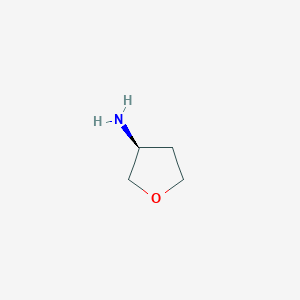 molecular formula C4H9NO B021383 (S)-3-Aminotetrahydrofuran CAS No. 104530-79-2