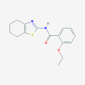 molecular formula C16H18N2O2S B213889 2-ethoxy-N-(4,5,6,7-tetrahydro-1,3-benzothiazol-2-yl)benzamide 