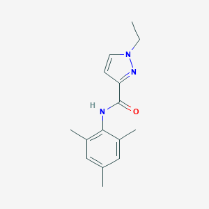 molecular formula C15H19N3O B213911 1-ethyl-N-mesityl-1H-pyrazole-3-carboxamide 