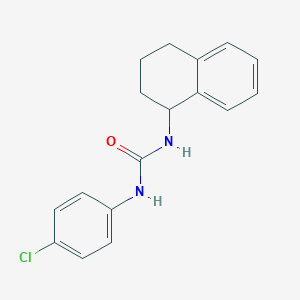 molecular formula C17H17ClN2O B213916 N-(4-chlorophenyl)-N'-(1,2,3,4-tetrahydro-1-naphthalenyl)urea 