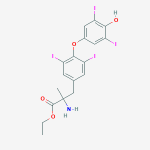molecular formula C18H17I4NO4 B021394 依替罗沙特 CAS No. 17365-01-4