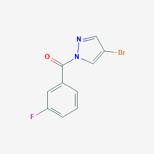 molecular formula C10H6BrFN2O B214042 4-bromo-1-(3-fluorobenzoyl)-1H-pyrazole 
