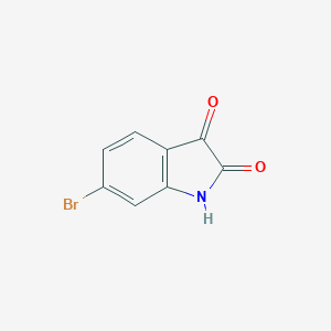 molecular formula C8H4BrNO2 B021408 6-溴异靛红 CAS No. 6326-79-0