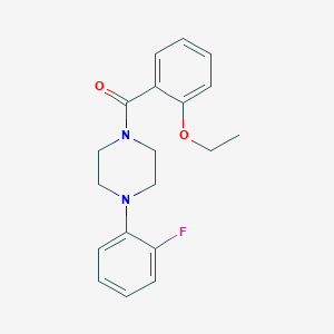 molecular formula C19H21FN2O2 B214087 (2-Ethoxy-phenyl)-[4-(2-fluoro-phenyl)-piperazin-1-yl]-methanone 