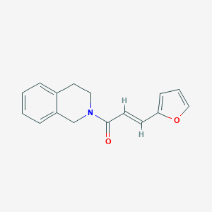 molecular formula C16H15NO2 B214093 2-[3-(2-Furyl)acryloyl]-1,2,3,4-tetrahydroisoquinoline 