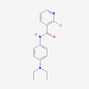 molecular formula C16H18ClN3O B214143 2-chloro-N-[4-(diethylamino)phenyl]pyridine-3-carboxamide 