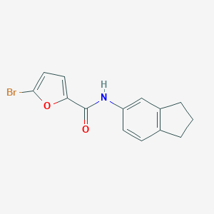 molecular formula C14H12BrNO2 B214147 5-bromo-N-(2,3-dihydro-1H-inden-5-yl)-2-furamide 