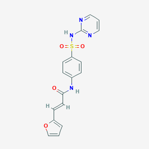 molecular formula C17H14N4O4S B214169 (2E)-3-(furan-2-yl)-N-[4-(pyrimidin-2-ylsulfamoyl)phenyl]prop-2-enamide 