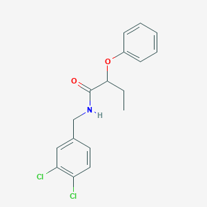 N-(3,4-dichlorobenzyl)-2-phenoxybutanamide