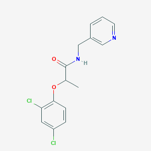 molecular formula C15H14Cl2N2O2 B214183 2-(2,4-dichlorophenoxy)-N-(pyridin-3-ylmethyl)propanamide 