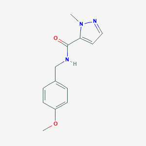 molecular formula C13H15N3O2 B214245 N-(4-methoxybenzyl)-1-methyl-1H-pyrazole-5-carboxamide 