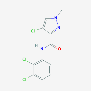 molecular formula C11H8Cl3N3O B214262 4-chloro-N-(2,3-dichlorophenyl)-1-methyl-1H-pyrazole-3-carboxamide 