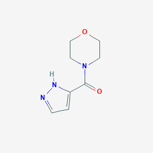 molecular formula C8H11N3O2 B214281 4-(1H-pyrazol-3-ylcarbonyl)morpholine 