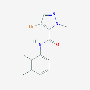 molecular formula C13H14BrN3O B214282 4-bromo-N-(2,3-dimethylphenyl)-1-methyl-1H-pyrazole-5-carboxamide 