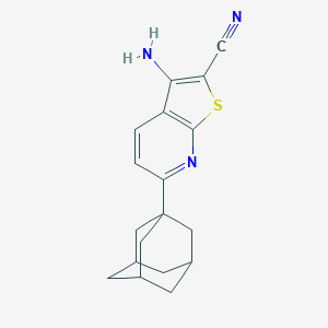 molecular formula C18H19N3S B214289 6-(1-Adamantyl)-3-aminothieno[2,3-b]pyridine-2-carbonitrile 