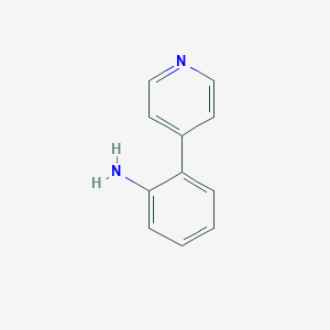 molecular formula C11H10N2 B021446 2-(吡啶-4-基)苯胺 CAS No. 106047-18-1