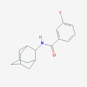 molecular formula C17H20FNO B214766 N-(2-adamantyl)-3-fluorobenzamide 