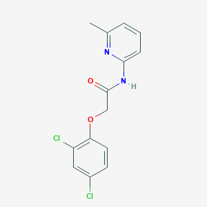 molecular formula C14H12Cl2N2O2 B214806 2-(2,4-dichlorophenoxy)-N-(6-methylpyridin-2-yl)acetamide 