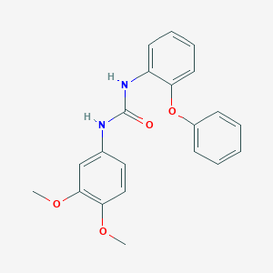 molecular formula C21H20N2O4 B214899 1-(3,4-Dimethoxyphenyl)-3-(2-phenoxyphenyl)urea 