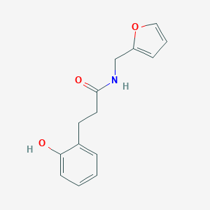 molecular formula C14H15NO3 B214919 N-(2-furylmethyl)-3-(2-hydroxyphenyl)propanamide 