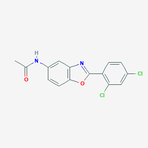 molecular formula C15H10Cl2N2O2 B214920 N-[2-(2,4-dichlorophenyl)-1,3-benzoxazol-5-yl]acetamide 