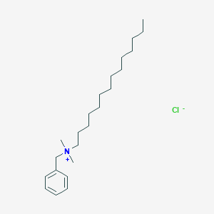 molecular formula C23H42ClN B021494 苄基二甲基十四烷基氯化铵 CAS No. 68424-85-1