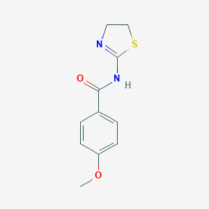 molecular formula C11H12N2O2S B214946 N-(4,5-dihydro-1,3-thiazol-2-yl)-4-methoxybenzamide 
