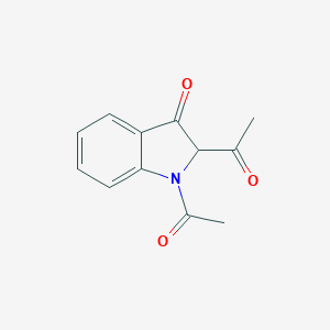 molecular formula C12H11NO3 B214949 1,2-diacetyl-2H-indol-3-one 
