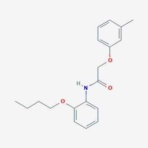 molecular formula C19H23NO3 B214962 N-(2-butoxyphenyl)-2-(3-methylphenoxy)acetamide 