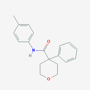 molecular formula C19H21NO2 B214971 4-Phenyl-tetrahydro-pyran-4-carboxylic acid p-tolylamide 