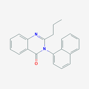 molecular formula C21H18N2O B214975 3-(1-naphthyl)-2-propyl-4(3H)-quinazolinone 