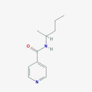 molecular formula C11H16N2O B214983 N-(1-methylbutyl)isonicotinamide 