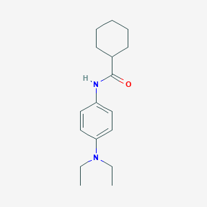 molecular formula C17H26N2O B214986 N-[4-(diethylamino)phenyl]cyclohexanecarboxamide 