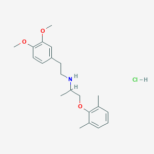 molecular formula C21H30ClNO3 B021499 Phenoprolamine Hydrochloride CAS No. 93933-71-2