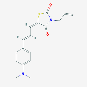 molecular formula C17H18N2O2S B214991 3-Allyl-5-{3-[4-(dimethylamino)phenyl]-2-propenylidene}-1,3-thiazolidine-2,4-dione 